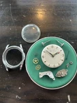 Great Condition Dial, Partial Bulova Wrist Alarm 11AERC 17J. Fixed Price $140.00.