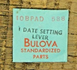 Genuine Bulova Watch Repair Part 10BPAD # 588 Setting Lever New Old Stock. Fixed Price $24.99.