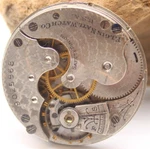 1901 Elgin Pocket Watch Movement 9025868 Grade 222 0S 7J (F4A). Fixed Price $29.95.