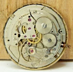 Vintage Belforte Automatic 17 Jewel Men's Wrist Watch Movement With Dial & Stem. Fixed Price $39.00.