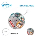 Eta 581.001 Swiss Movement Quartz -without Disk- HEIGHT:1- Small SECOND-7 Jewels. Fixed Price $96.48.