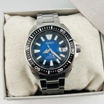 Seiko Prospex SRPE33 Save The Ocean Blue Dial Men's Automatic Watch 43.8MM. Fixed Price $400.02.