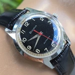 Vintage Bulova Clipper Men's Automatic Watch 11ALAC 17JEWELS Black Dial 1967. Fixed Price $297.00.