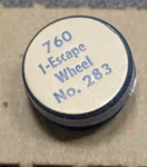 Nos Elgin Cal. 760 - Escape Wheel Watch Movement Part # 283. Fixed Price $16.99.