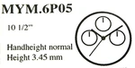 6P05 Miyota Quartz Watch Movement 3 Hands Eyes Day/ Date/ Month Japan 1 Piece. Fixed Price $17.30.