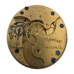 Hampden Canton Ohio Size 10 Pocket Watch Movement Pinion Good Balance Lot 419. Fixed Price $24.00.