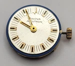 Accutron Bulova Cal 2301 Silver Dial Gold Markers Untested As Is Parts Repair. Fixed Price $30.00.