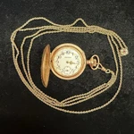 Antique 1890S Waltham 7J Grade 61 /65 Pocket Watch Fancy Dial Gf Case Ticks Runs. Fixed Price $400.00.