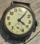 Vintage Zenith Wrist Watch, Silver Officers Trench WW1 Runs But Stops. Fixed Price $789.00.