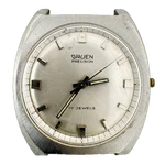 Vintage 36MM Gruen 510RSS 17J Men's Mechanical Wristwatch N510SS Swiss. Fixed Price $67.80.