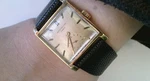 Mega Rare 1950S Patek Philippe Ref# 2446 Manual Wind 18K Gold Case Square Watch.. Fixed Price $6599.99.