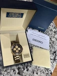 Vintage Seiko Flightmaster 7T34-6A09 Quartz Chronograph Men's Watch. Fixed Price $250.00.