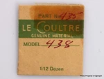 Jaeger Lecoultre Clutch Lever CAL.11LO 438 Part #435 23. Fixed Price $29.95.