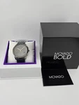 Movado Men's Bold Thin Gray Dial Chronograph Watch - 3600720 ($650 Msrp). Fixed Price $269.99.