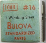 Bulova 10AH Watch Part Winding Stem #16 / #401 Tap 8. Fixed Price $8.00.