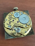 Vintage Men's Jules Jurgensen Wrist Watch Movement Cal. As 1525 / 1526 Running. Fixed Price $80.00.