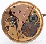 Benrus Model DN25, 17J Swiss Wrist Watch Movement, For Repair (bb). Fixed Price $19.95.