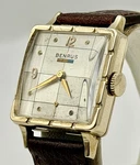 Vintage 1950S Mens Benrus 17J Swiss Watch Model 2 New Band & Crystal Look!. Fixed Price $239.99.