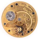Elgin Grade 22 10-SIZE Key Wind Antique Pocket Watch Movement, Ticks Bit. Fixed Price $32.00.