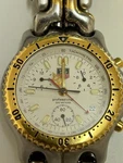 Tag Heuer Professional CG1120 Chronograph Quartz White Mens. Fixed Price $534.94.
