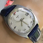 Vintage Elgin Men's Manual Wind Watch Date Rocket Second Hand Swiss 1960S. Fixed Price $325.00.