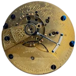 Antique 18S 1892 Hampden Hunter Pocket Watch Movement The Dueber Co. Usa. Fixed Price $62.15.