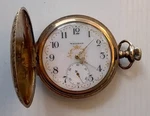 Made 1896 Waltham Gold Plated Hand Wind Pocket Watch Model 1888 #7846451. Fixed Price $158.50.