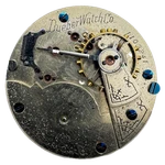 Antique 18S 1897 Hampden 15J Mechanical Open Face Pocket Watch Movement Usa. Fixed Price $67.80.