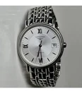 Swiss Longines Presence L4.821.4 Automatic Mens Watch Stainless Date Silver Dial. Fixed Price $800.00.
