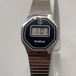 Vintage Gluck Armitron M323 Ladies Digital Watch Stainless Steel New Battery!. Fixed Price $11.90.