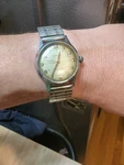 Benrus Vintage Series 2155 Men Manual Wind Watch Crosshair Runs Keeps Time. Fixed Price $29.99.