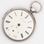 Charles Mairet Open-face Swing-out Nickel Alloy Fusee Antique Pocket Watch. Fixed Price $156.00.