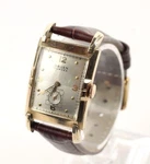 Gruen Curvex Precision Men's Wrist Watch Jewels CAL.370-BD-117. Fixed Price $289.99.