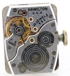 Hamilton Cal. 982, 19J Wrist Watch Movement, J427850, Runs (ex). Fixed Price $54.95.