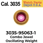 Rolex Caliber 3035-95063-1 Combo Jewel Oscillating Weight, Lower Swiss Made. Fixed Price $23.00.