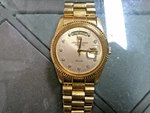 Gold Jules Jurgensen Prince 1740 Fluted Bezel Day-date Men's Watch. Fixed Price $155.00.