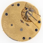 Shepherd & Co. Stratford 45 Mm Antique Pocket Watch Movement W/ Center Seconds. Fixed Price $80.00.