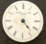 Antique A. Huguenin Locle 0S Pocket Watch Movement Parts/repair High Grade Swiss. Fixed Price $29.95.