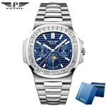 Pindu P6502 Mens Automatic Mechanical Waterproof Moon Phase Watch. Fixed Price $157.97.