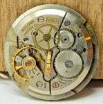 Vintage 1957 Bulova 11ACC Mechanical Manual 17 Jewel Men's Wrist Watch Movement. Fixed Price $49.00.