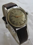 Wyler Incaflex Waterproof Vint All Ss Topload Wp 17J E1081 Man Wind Great Dial. Fixed Price $110.00.