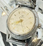 Vintage Admiral Mechanical Watch White Dial Shock Swiss Run. Fixed Price $47.30.