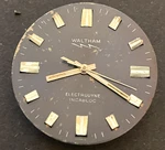 Vintage Waltham Electrodyne Men's Watch Movement Quartz Blue Untested Swiss. Fixed Price $14.95.