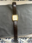 Vintage Citizen 6010-A Quartz 28MM. Fixed Price $255.00.