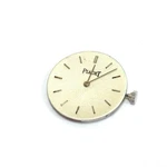 Vintage Piaget 18 Jewel Wrist Watch Movement 9P W/ Round Off White Dial Running. Fixed Price $299.96.