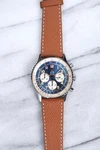 Breitling Navitimer Ref A30022 1992 Automatic Chronograph Blue Dial 38MM.. Fixed Price $5799.99.