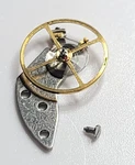 Seiko 6309A Balance Wheel Complete W/ Cock Bridge Screw Vintage Watch Part -E22. Fixed Price $79.95.