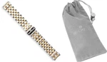Michele Ladies Sport Sail 20MM 18K Two Tone Watch Bracelet MS20CX285048 $400.. Fixed Price $249.00.