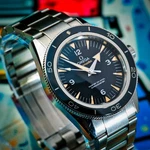 Omega Seamaster 300 Heritage Diver Co-axial Chronometer W/box + Papers. Fixed Price $5350.00.