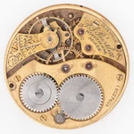 Waltham P.s. Bartlett 0-SIZE Gilt Damaskeened Antique Pocket Watch Movement. Fixed Price $76.00.